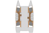 Fountaine Pajot 42 4c/4h